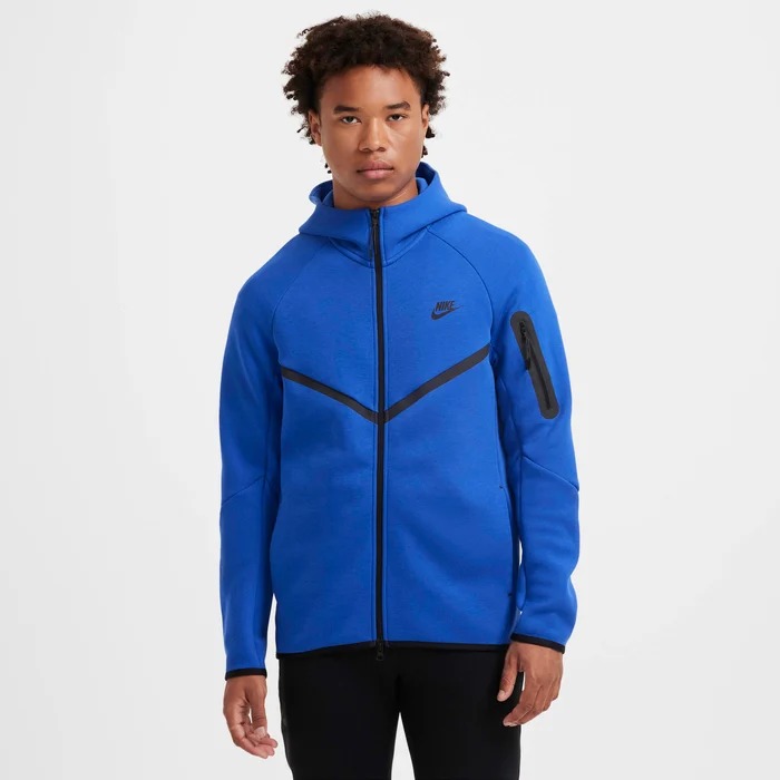 WhatsApp Image 2026-07-12 at 9.45.47 AM Nike Sportswear Tech Fleece Full Zip Hoodie And Joggers Set Royal Blue/Black - Image 2