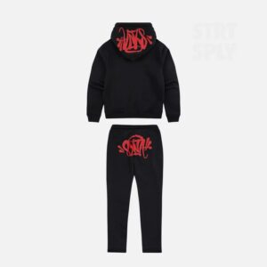 Syna World Logo Tracksuit - Black / Red