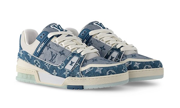 Louis Vuitton LV Trainers ‘Blue’ - Image 3