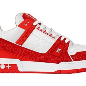 Louis Vuitton Red Blanco Swarovski