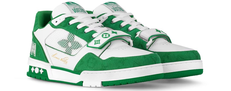 Louis Vuitton Trainer ‘White Green’ - Image 2