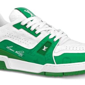 Louis Vuitton Trainer #54 Signature Green White