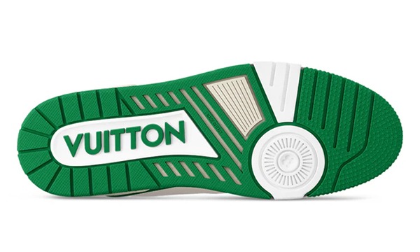 Louis Vuitton Trainer 54 Signature White Green - Image 4