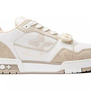 Louis Vuitton Trainer Beige White