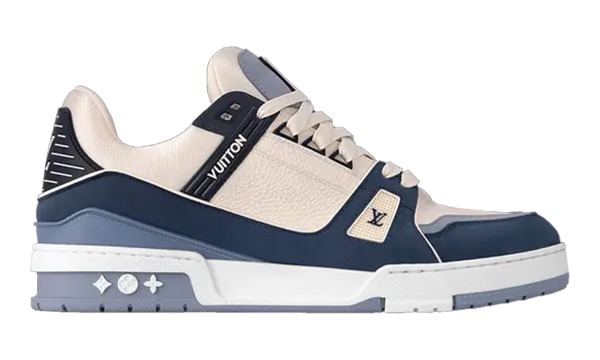 Louis Vuitton Trainer Sneakers ‘Blue Beige’