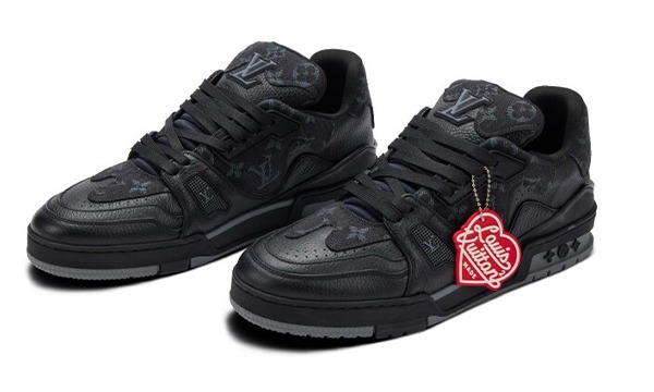 Louis Vuitton Trainer x Nigo Black Denim nigo - Image 3