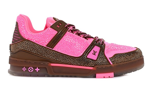 Louis Vuitton Trainers ‘Crystal Pink and Brown’