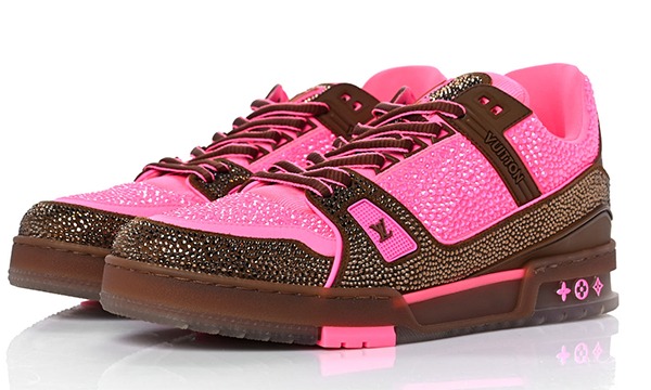 Louis Vuitton Trainers ‘Crystal Pink and Brown’ - Image 2