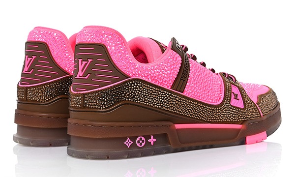 Louis Vuitton Trainers ‘Crystal Pink and Brown’ - Image 3
