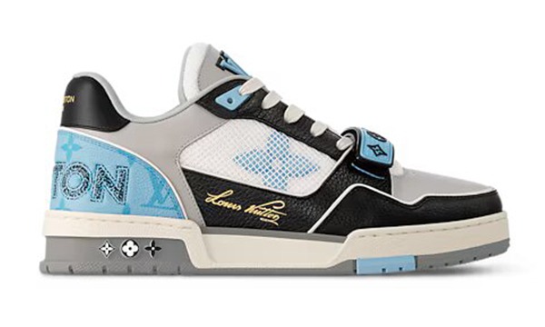 Louis Vuitton Trainer Blue Grey Black