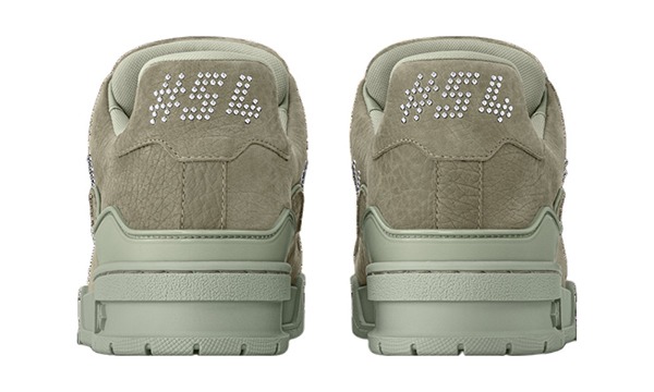 Louis Vuitton Trainer Green with Grained nubuck buffalo leather - Image 3
