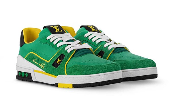 Louis Vuitton Trainer Sneaker Green - Image 2