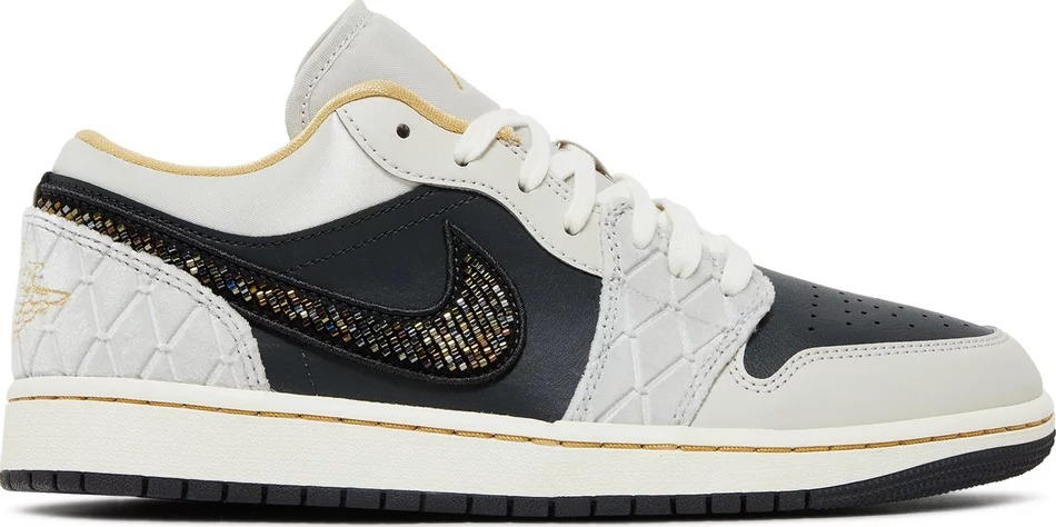 Air Jordan 1 Low ‘Beaded Swoosh’
