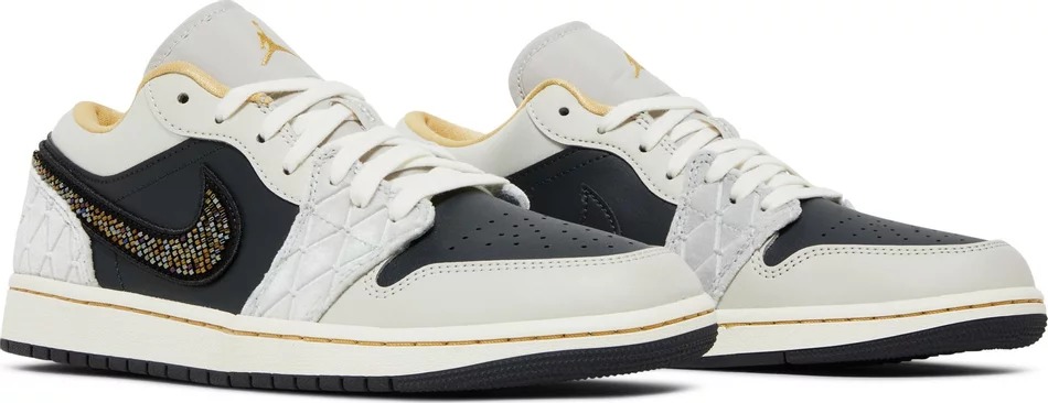 Air Jordan 1 Low ‘Beaded Swoosh’ - Image 2